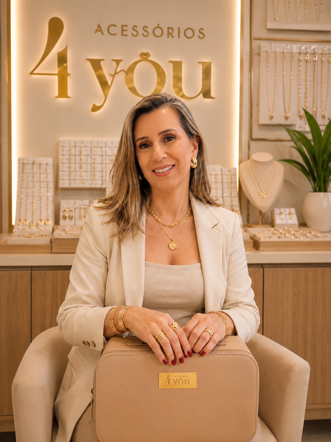 Juliane, fundadora da 4 you Acessórios